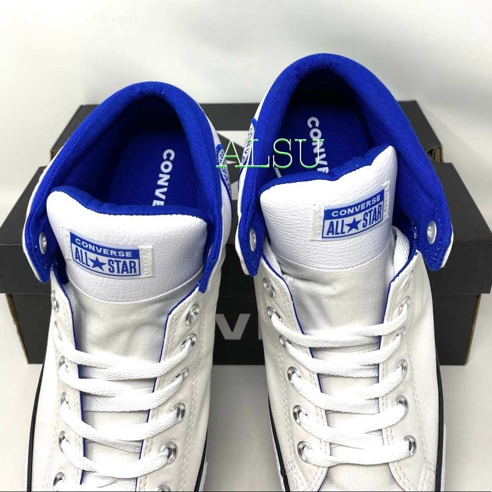 Converse Ctas High Street Leather White Men’s Snea - Picture 4 of 9